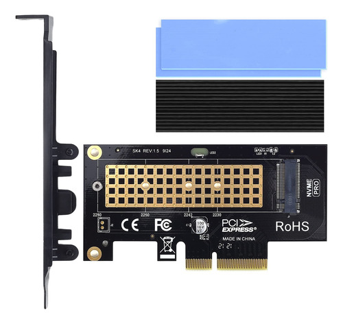 Adaptador .2 Nve Pcie 3.0 X4 Ssd (llave O +b) Tarjeta Calor