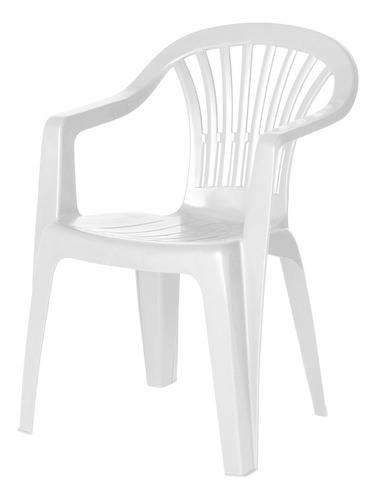 Silla Pvc De Exterior Apilables Con Apoya Brazo. Tienda Max