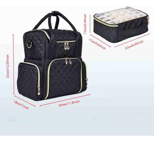 Mochila Organizadora, Esmaltes De Uñas