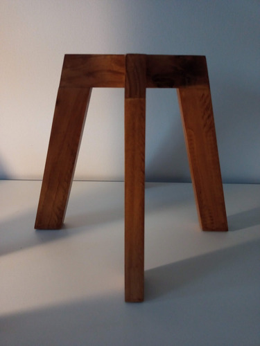 Soporte Banco Para Maceta De Madera Tipo Nórdico