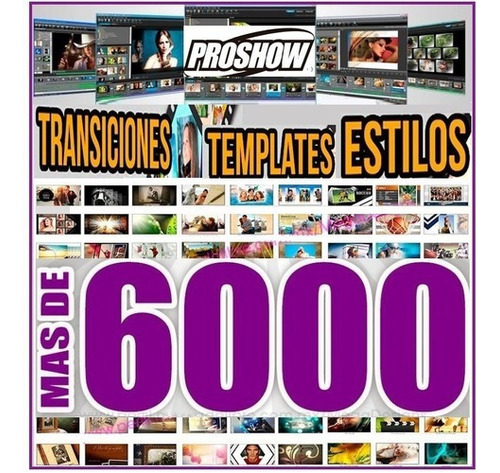 Kit Proshow Estilos Transiciones Templates Styles Effects