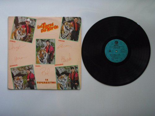 Lp Vinilo Los Tigres Del Norte 14 Superexitos Promocionl1993