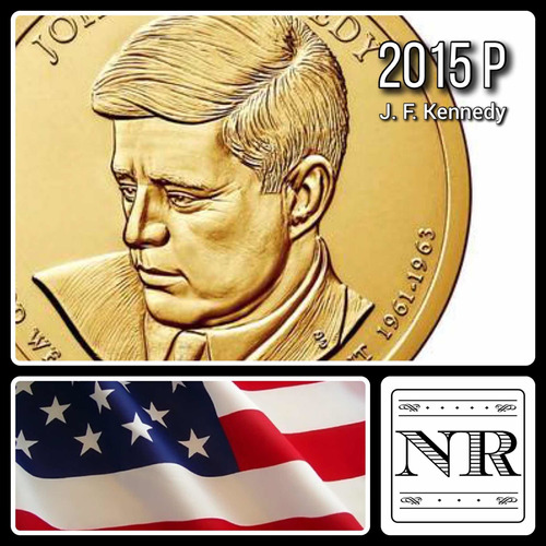 Estados Unidos - 1 Dolar - Año 2015 P - Km #608 - Kennedy