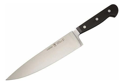 Cuchillo De Chef Profesional 8 Pulgadas Color Negro De Acero