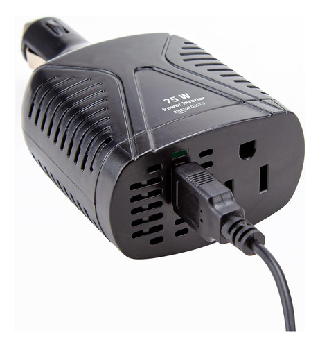 Inversor De Corriente De Coche Amazon Basics De 75 W, 12 V A