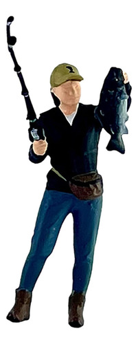 1/64 Modelo De Escena De Figura Masculina De Con Pez