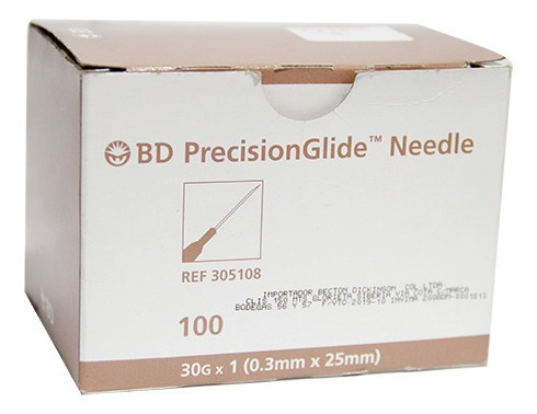 Aguja Hipodermica Bd 30g X 1