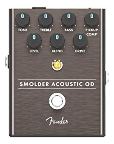 Pedal De Overdrive Acústico Fender Smolder