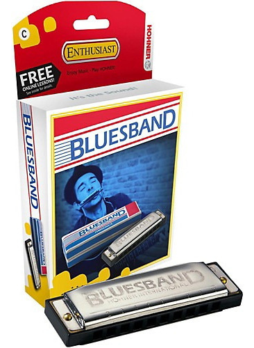 Armonica Hohner Bluesband 20 Voces Nota C Box Open Music Fm