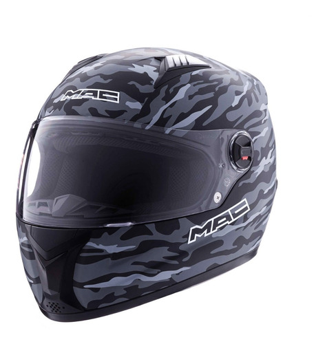 Casco Integral Mac Street Monochrome Camo Cuota Devotobikes