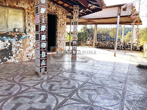 Chácara Com 03 Casas E Ponto Para Comércio (bar).