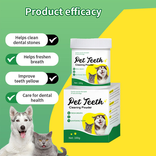 Polvo Limpiador De Dientes Para Perros T Dog, 100 G, Polvo D