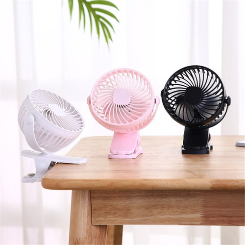 Práctico Pinza For Escritorio S Fan Con Carga Usb, Tamaño