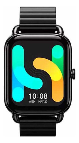 Smartwatch Haylou Rs4 Plus Ls11 Sport de malha preta com fivela preta