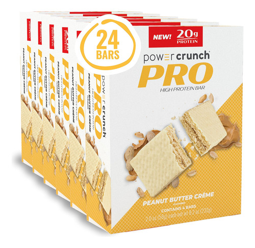 Power Crunch Pro Barras De Oblea De Proteinas, Bocadillos Ri