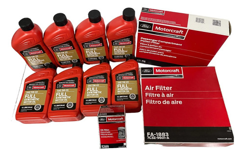 Kit Mantención Ford F150 5.0 Filtro Aceite-aire-polen-aceite