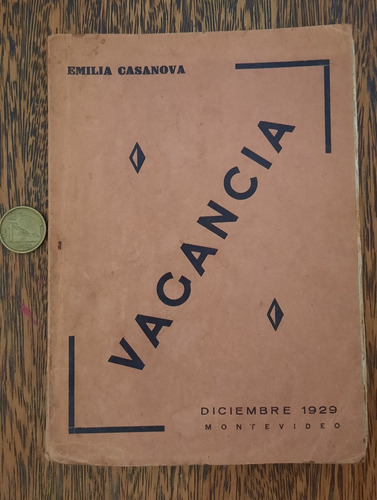 Casanova Vagancia Poesía Uruguay 1929 Poemas Falta Carátula 