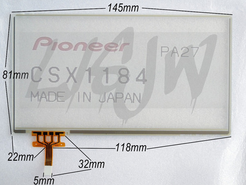 Touch Táctil Pioneer Avh-x1550dvd X2550bt X1650dvd X2650bt