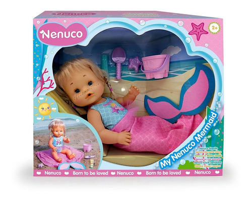 Muñeca Bebé Nenuco Sirenita 35 Cm Playking