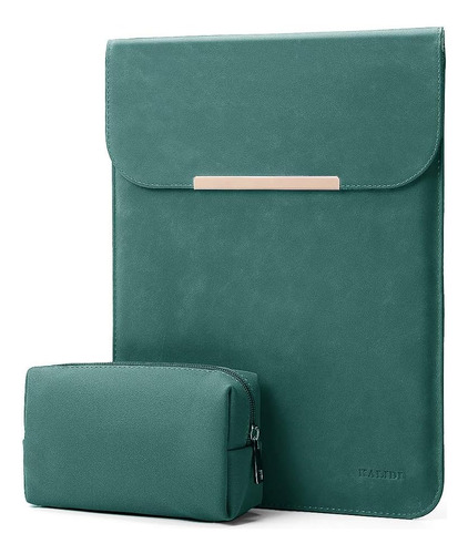 Funda Para Mac/notebook+estuche 13.5  Kalidi Ver. Verde