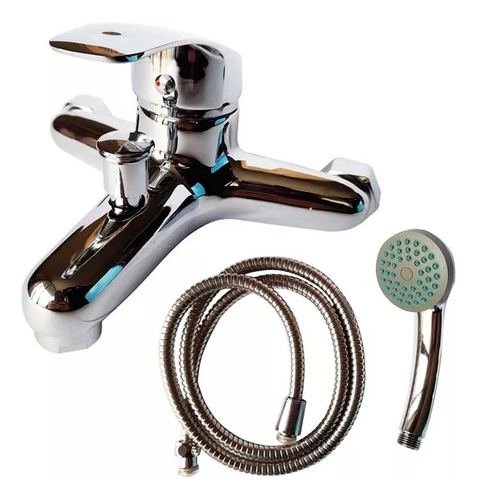 Kit / Set Llave Monomando Para Tina Con Ducha Y Flexible