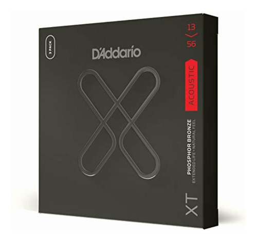 D'addario Xtapb1356 Xt Phosphor Bronze Acoustic Guitar