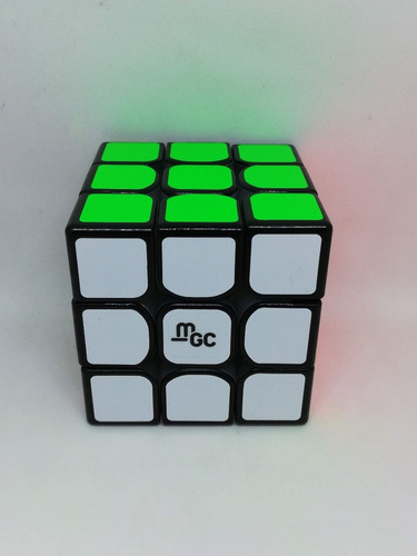 Estrutura de ímãs magnéticos profissionais Rubik's Cube 3x3 Premium Yj Mgc, cor preta