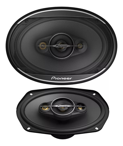 Bocinas Pioneer Ts-a6968s 6x9 Pulgadas 4 Vias 450w Negro Color ne