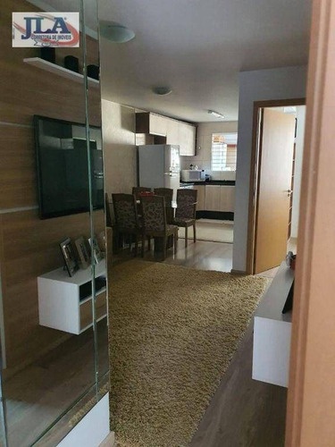 Imagem 8 de 17 de Casa Com 3 Dormitórios À Venda, 56 M² Por R$ 299.000 - Roça Grande - Colombo/pr - Ca0313