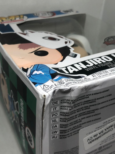 Funko Pop! Ds - Tanjiro Con Mascara #867 Caja Dañada