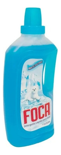 Detergente Líquido Foca Para Ropa 1 L