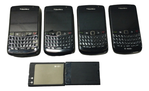 Lote 4 Teléfono Celular Blackberry Bold 9780 9700 Operativos