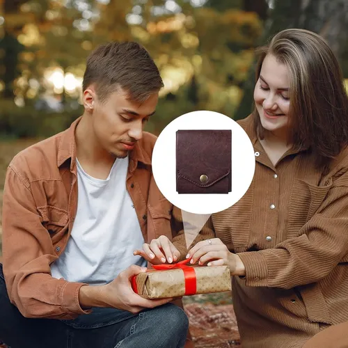 Cartera Vintage De Piel Hecha A Mano, Compacta Zz | Cuotas sin interés