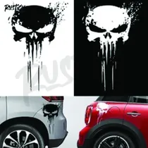 Comprar Calcomania Punisher Calavera Efecto Salpicado Pintura
