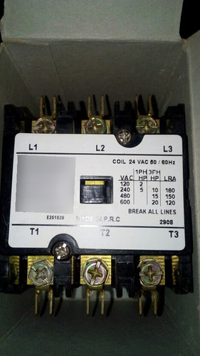 Contactor De 30 Amp 24v De Tres Polos