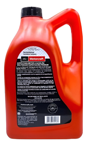 Aceite Multigrado 20w50 Motorcraft Super Racing 4.73 Litros