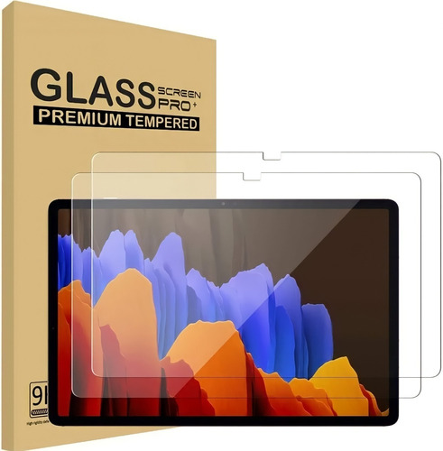 Pack 2 Laminas Vidrio Galaxy Tab S7+ T970 T975 S7 Fe 12.4