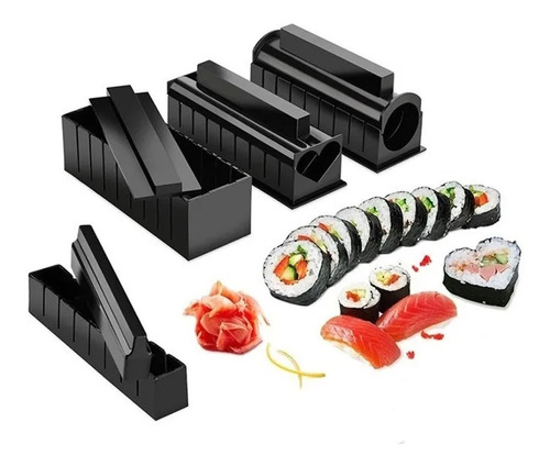 Moldes Para Hacer Sushi Kit X10  (4 Formas) 