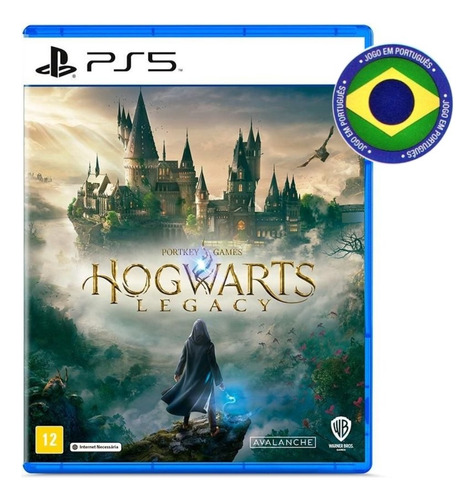 Hogwarts Legacy Ps5 Mídia Física Dublado Em Português Novo