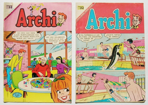 Archi No. 226 Y 343, Dos Comics, Editorial Novaro 1967