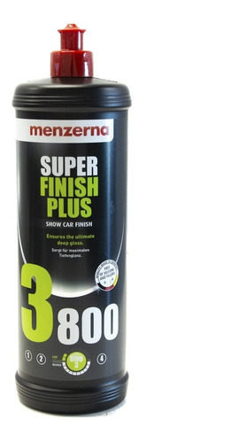 Menzerna 3800 Pulidor Corte Fino Super Finish Plus 1 Litro