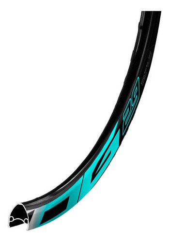 Roda Dianteira Mtb Aro 29 Kog Freios A Disco Raios Zincados Cor Preto/azul