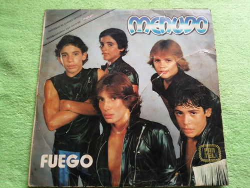 Eam Lp Vinilo Menudo Fuego 1981 Edic. Peruana Pantel Virrey