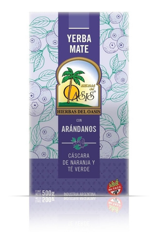 Imagen 2 de 5 de Yerba Mate X 4 - Orgánica, Con Arándano, Tostada Y Compuesta
