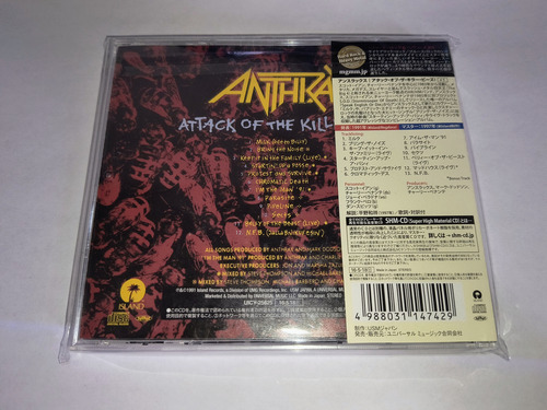 Cd Anthrax - Attack Of The Killer B's Japón Estándar (Usado)