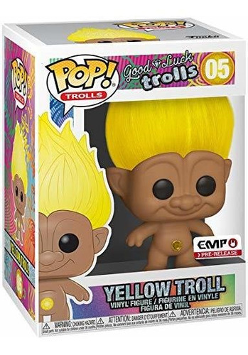 Funko Pop! Trolls - Buena Suerte Trolls Troll Amarillo # 05 