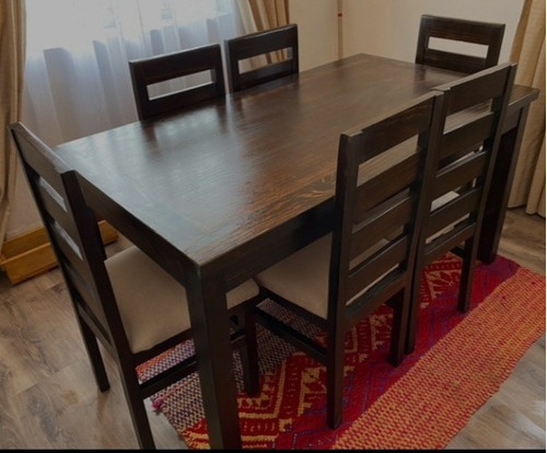 Comedor 6 Sillas Madera Nuevo