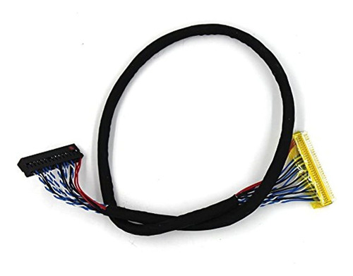 Vsdisplay 400 mm Lvds Cable Fix 30pin For 15 ~ 19inch 2 ch 6