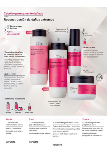 Repuest Acondicionador Provitalidad Posq X2 Lumina Natura