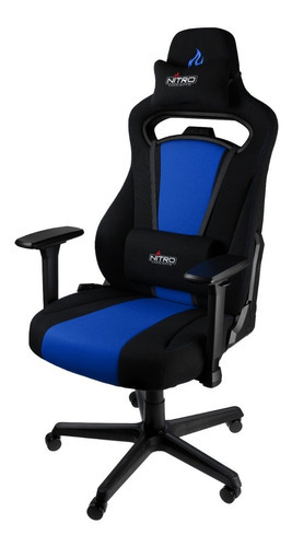 Silla Gaming Nitro Concepts E250 Color Negro/azul